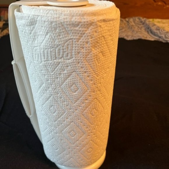 2/$25 Starplast White Plastic Paper Towel Holder - Picture 3 of 10